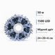 Гірлянда-нитка Роса Хвойна лапа 1500 LED 50 метрів зелена, білий (D1500L50MGW) D1500L50MGW фото 2
