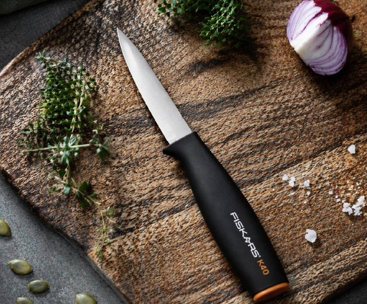 Набір Fiskars: ніж загального призначення K40 Fiskars + ніж складаний Fiskars CarbonMax 1001622106119 фото