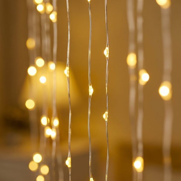 Гірлянда штора 3&times;3 м 600 LED хвойна лапа жовтий (D600LED3MY) D600LED3MY фото