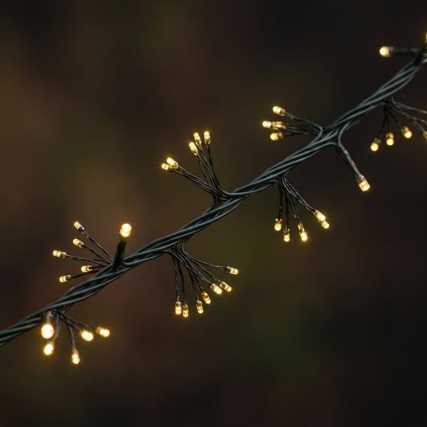 Гірлянда-нитка Роса Хвойна лапа 1500 LED 50 метрів зелена, жовтий (D1500L50MGY) D1500L50MGY фото