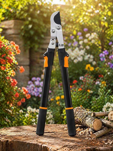 Набір Fiskars: Гілкоріз телескопічний Solid L13 + Лопата садова штикова Classic FSC 1027528101477 фото