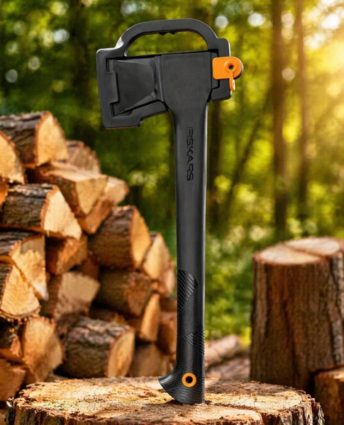 Набір Fiskars: Сокира теслярська Fiskars Solid A10 + Лопата садова штикова Fiskars Classic FSC 1051085101477 фото