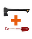 Набір Fiskars: Сокира теслярська Fiskars Solid A10 + Лопата садова штикова Fiskars Classic FSC 1051085101477 фото 8