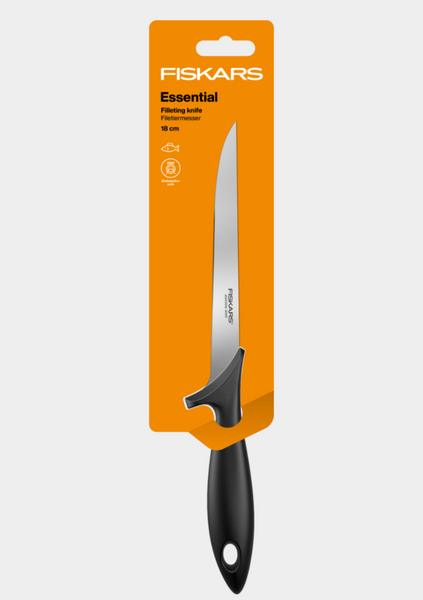 Ніж філейний Fiskars Essential, 18 см (1065567) 1065567 фото