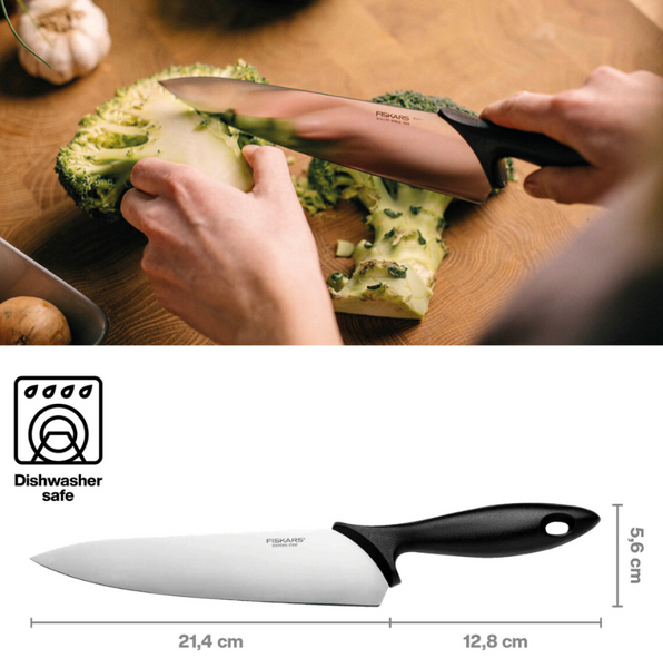 Ніж для шеф-кухаря Fiskars Essential, 21см (1065565) 1065565 фото