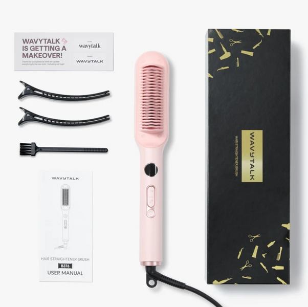 Щітка-випрямляч для волосся іонна Wavytalk Sleek Sweep B376 фото