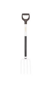 Набір Fiskars: Вила садові White +Лопата садова штикова Fiskars Classic FSC 1070715101477 фото