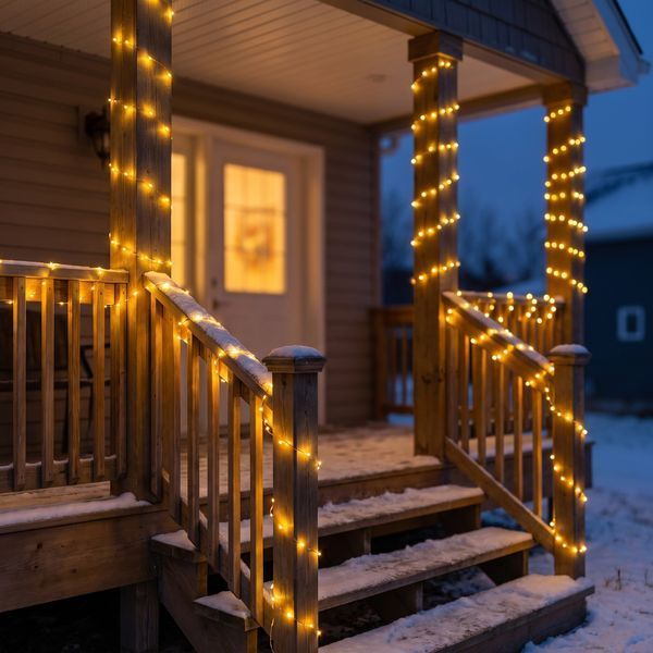 Гірлянда Роса нитка 500 LED довжина 50 м з пультом від мережі, жовтий (500L50MWY) 500L50MWY фото