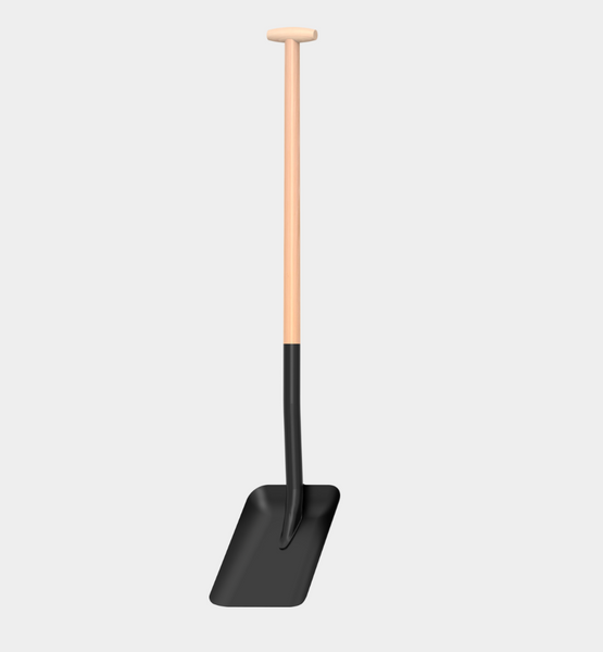 Лопата чорна совкова T-Grip FSC Fiskars (1073725) 1073725 фото